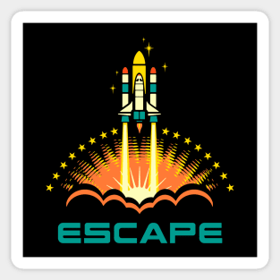 Escape. Sticker